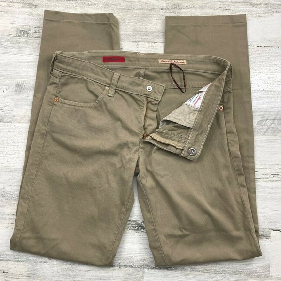 AG Adriano Goldschmied The Dietrich Khaki Jeans Lo - Picture 5 of 8
